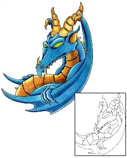 Dragon Tattoo Mythology tattoo | EHF-00034