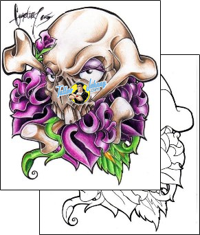 Skull Tattoo horror-skull-tattoos-emelie-jensen-ejf-00013