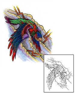 Bird Tattoo Phoenix Flying Tattoo