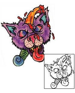 Cat Tattoo Horror tattoo | EKF-00092