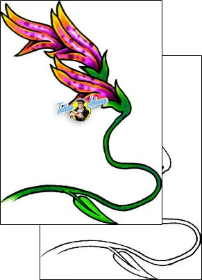 Flower Tattoo plant-life-flowers-tattoos-eddie-deblock-ekf-00147