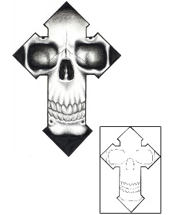 Skull Tattoo Horror tattoo | ELF-00015