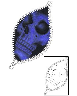 Skull Tattoo Horror tattoo | ELF-00023