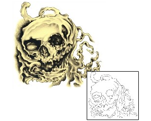 Skull Tattoo Horror tattoo | ELF-00032