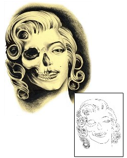 Skull Tattoo Horror tattoo | ELF-00051