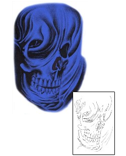 Skull Tattoo Horror tattoo | ELF-00054