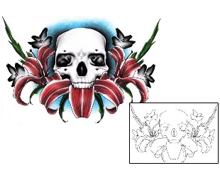 Lily Tattoo Horror tattoo | ELF-00078