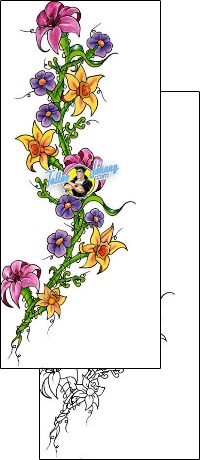 Flower Tattoo plant-life-flowers-tattoos-mandy-peeke-emf-00036