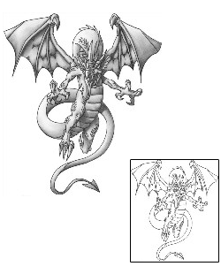 Dragon Tattoo Mythology tattoo | ENF-00001