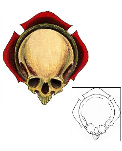 Skull Tattoo Horror tattoo | EPF-00017