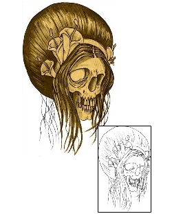 Skull Tattoo Horror tattoo | EPF-00021