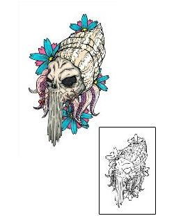 Skull Tattoo Horror tattoo | EQF-00022