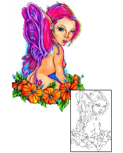 Hibiscus Tattoo Cherish Fairy Tattoo