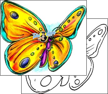 Butterfly Tattoo insects-butterfly-tattoos-erin-marie-smith-esf-00062
