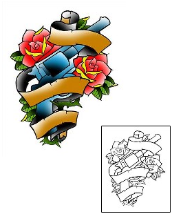 Rose Tattoo Plant Life tattoo | EVF-00008