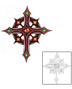 Cross Tattoo Religious & Spiritual tattoo | EXF-00247