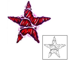Star Tattoo Astronomy tattoo | FBF-00014