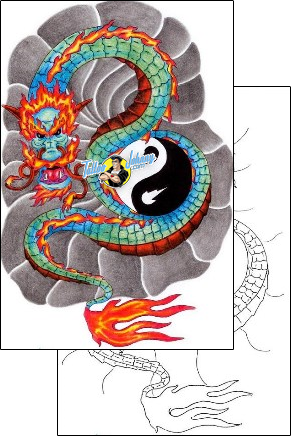 Yin Yang Tattoo ethnic-yin-yang-tattoos-frank-miller-fbf-00057