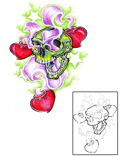Skull Tattoo Religious & Spiritual tattoo | FBF-00079