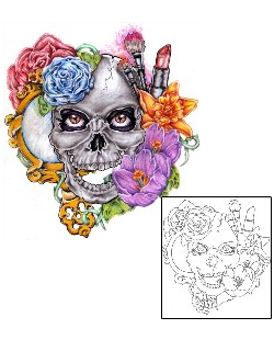 Skull Tattoo Horror tattoo | FBF-00085