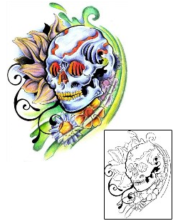 Skull Tattoo Horror tattoo | FBF-00089