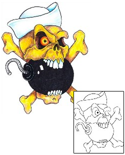 Navy Tattoo Horror tattoo | FDF-00022