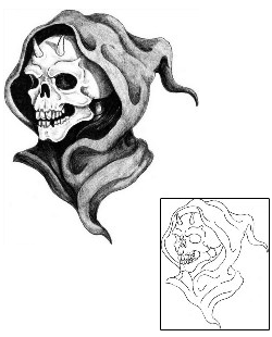 Reaper Tattoo Horror tattoo | FDF-00025