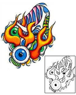 Eye Tattoo Miscellaneous tattoo | FFF-00010