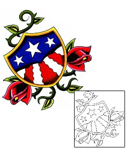 USA Tattoo Plant Life tattoo | FJF-00016