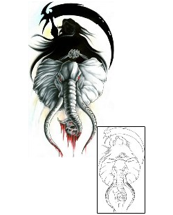 Reaper Tattoo Horror tattoo | FLF-00010