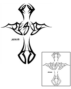 Jesus Tattoo Religious & Spiritual tattoo | FLF-00039