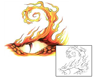 Fire – Flames Tattoo Miscellaneous tattoo | FLF-00055