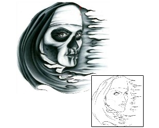 Skull Tattoo Horror tattoo | FLF-00062