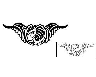 Pisces Tattoo Specific Body Parts tattoo | FOF-00104