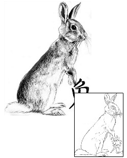 Rabbit Tattoo Zodiac tattoo | FTF-00013
