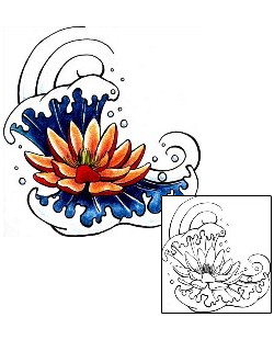 Asian Tattoo Plant Life tattoo | FTF-00020