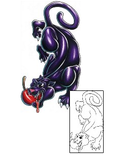 Panther Tattoo Animal tattoo | FYF-00025