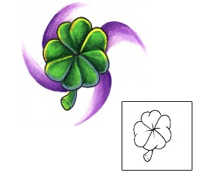 Irish Tattoo Plant Life tattoo | FYF-00038