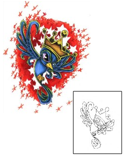Crown Tattoo For Women tattoo | FYF-00049