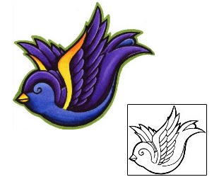 Bird Tattoo Animal tattoo | FYF-00067