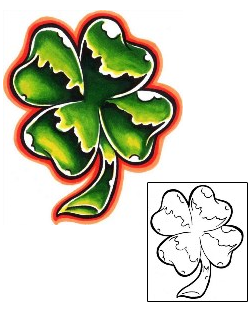 Irish Tattoo Plant Life tattoo | FYF-00078