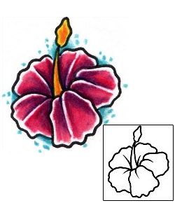 Hibiscus Tattoo Plant Life tattoo | FYF-00107