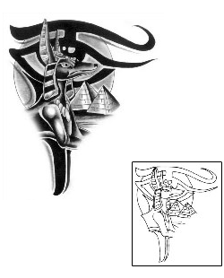 Egyptian Tattoo Ethnic tattoo | G1F-00055