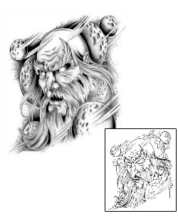 Wizard Tattoo Mythology tattoo | G1F-00083