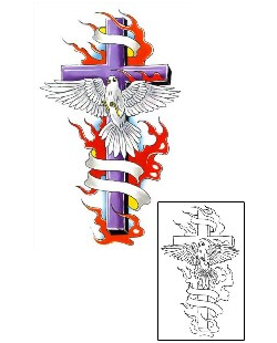 Fire – Flames Tattoo Religious & Spiritual tattoo | G1F-00189