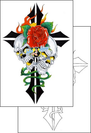 Skull Tattoo horror-skull-tattoos-gary-davis-g1f-00194