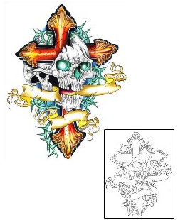 Skull Tattoo Miscellaneous tattoo | G1F-00633