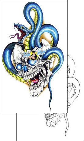 Skull Tattoo horror-skull-tattoos-gary-davis-g1f-00700