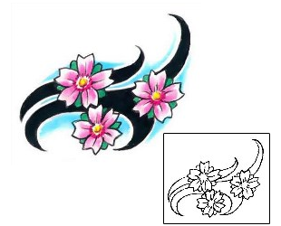 Cherry Blossom Tattoo Plant Life tattoo | G1F-00752