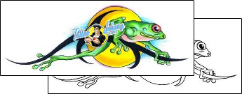 Frog Tattoo reptiles-and-amphibians-frog-tattoos-gary-davis-g1f-00789